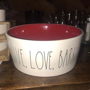 Rae Dunn Live, Love, Bark! Large dog bowl